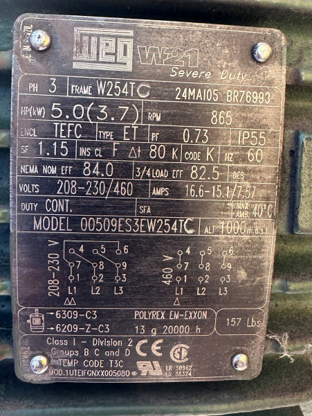 Stainless steel mix tank